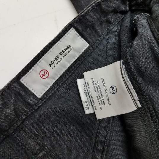 AG Adriano Goldschmied The Isabelle X High-Rise Straight Crop Angled Pocket Ag-ed Denim Jeans Adult Size 27 image number 2