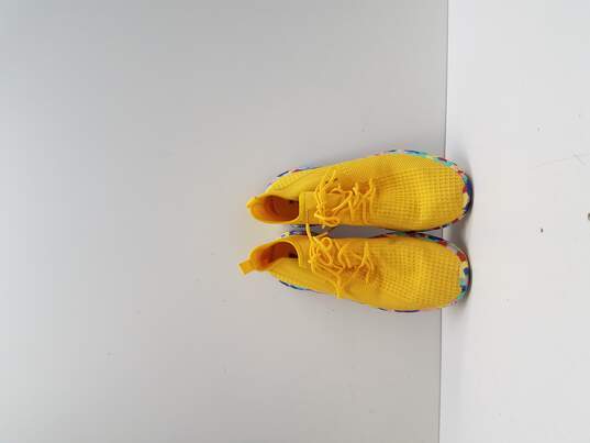 PONY PP2-Fireworks Yellow Knit Sneakers Women's Size 10 image number 6