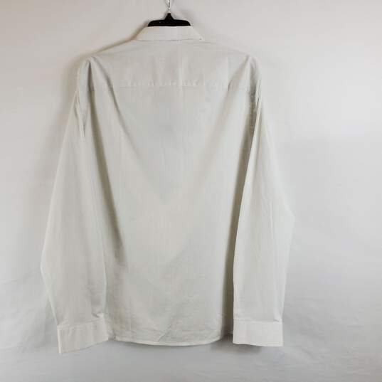 Armani Exchange Men White Button Up M NWT image number 3