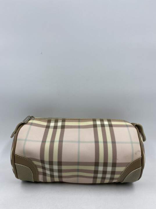 Authentic Burberry Pink Papillon / Barrel Handbag image number 2