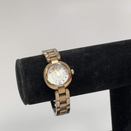 Designer Fossil ES-2742 Rose Gold-Tone Stainless Steel Analog Wristwatch image number 1