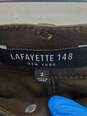 Women Lafayette 148 Brown pant Size-2 24inch image number 3