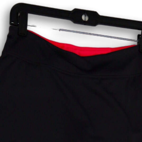 Womens Gray Pink Elastic Waist Pull-On Stretch Athletic Skort Size Medium image number 3