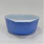 Vintage Pyrex New Holland Blue 2.5 Qt. Oval Casserole Dish No Lid image number 5