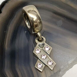 Designer Pandora S925 ALE Sterling Silver Breast Cancer Dangle Beaded Charm alternative image