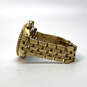 Designer Michael Kors MK-5347 Gold-Tone Glitz Quartz Wristwatch With Box image number 4