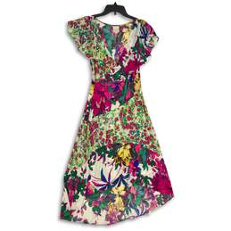 Tracy Reese X Anthropologie Womens Multicolor Floral Fit & Flare Dress Size XS