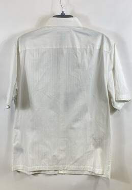 NWT Claiborne Mens White Modern Fit Short Sleeve Collared Button-Up Shirt Size L alternative image