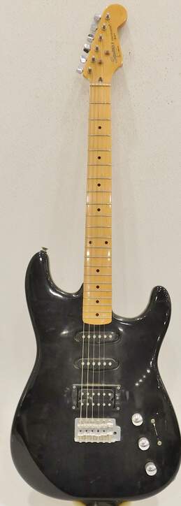 Squier II by Fender Brand Stratocaster Model Black Electric Guitar (Made in Korea/MIK)