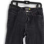 Womens Black Dark Wash Pockets Stretch Comfort Denim Bootcut Jeans Size 1 image number 3