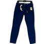 NWT Womens Blue Dark Wash Low Rise Stretch Denim Skinny Leg Jeans Size 8/29 image number 1