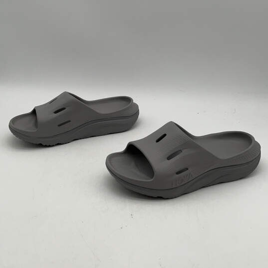 NWT Unisex Ora Recovery Slide 3 1135061/ GYGY Gray Slide Sandal Sz W 9 M 7 image number 3