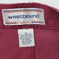 Westbound Burgundy Mom Jeans Size 12 image number 3