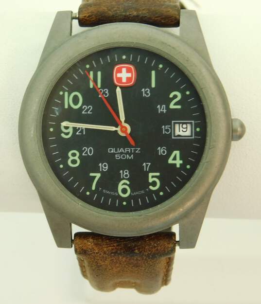 Men's Wenger SAK Design Unlimited Marlboro Swiss Made Analog Quartz Watch image number 1