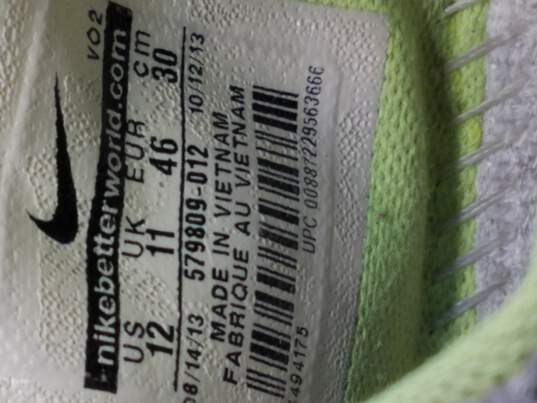 Nike free trainer men sneakers Grey Green 12Men's Size image number 7
