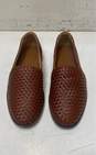 Nisolo Alejandro Woven Brown Leather Loafer Casual Shoes Men's Size 8 image number 5