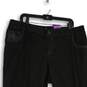 Lane Bryant Womens Black Denim Embellished Pocket Skinny Leg Jeans Size 20 image number 3
