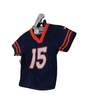Boys Blue Denver Broncos Short Sleeve Pullover NFL Jersey Size 18M image number 2