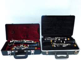 Jupiter JCL-635 and Signer by Selmer Resonite B Flat Student Clarinets w/ Cases