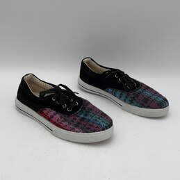 Womens Multicolor Low Top Round Toe Lace-Up Sneaker Shoes Size 10