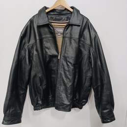 Men’s Wilsons Leather Full-Zip Leather Bomber Jacket Sz 3XLT