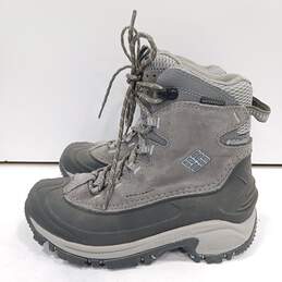 Columbia Gray TechLite Snow Boots Women's Size 6