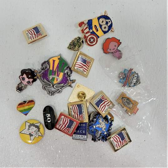 Assorted 1994 FIFA World Cup Lapel Pins USA National Team Flags Striker Dog Mascot image number 3