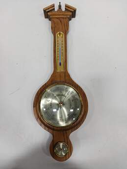 Vintage Wooden Barometer