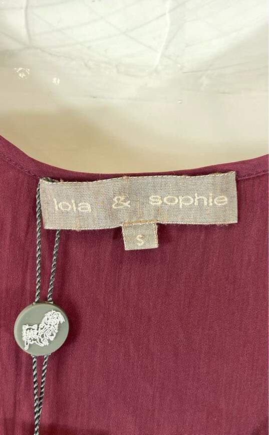 Lola & Sophie Red Tank Top - Size SM image number 5