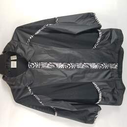 Zenergy By Chicos Women Black Activewear Jacket XL NWT
