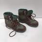 Men's Brown & Green Hiking Boots Size 7 image number 3