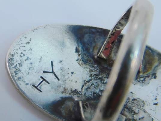 925 Oxidized Sterling Silver Southwestern Navajo Style Kokopelli Jewelry image number 4
