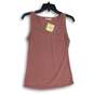 NWT Olivia Rae Womens Pink V-Neck Sleeveless Pullover Tank Top Size M image number 1