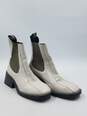 Authentic Chloé White Chelsea Boots W 6 image number 3