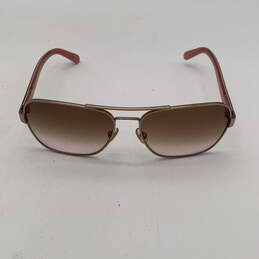 Womens AGDA/S Brown Metal Full-Rim Frame Classic Square Sunglasses alternative image