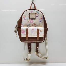 Loungefly Disney Winnie the Pooh Floral Allover Print Mini Backpack