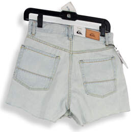 NWT Womens Blue Denim Stretch Pockets High Waist Cut-Off Shorts Size 26 alternative image