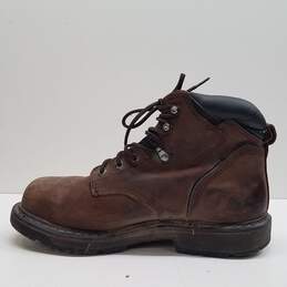 Timber;land 3034 Pro Pit 6 inch Brown Leather Steel Toe Work Boots Men's Size 10 W alternative image