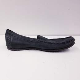 John Varvatos Black Leather Loafers Shoes Men's Size 12 M