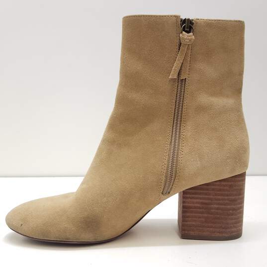 J Crew Leather Suede Ankle Boots Tan 7.5 image number 6