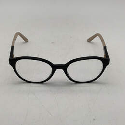 Womens VES 201 Beige Black RX Full-Rim Frame Oval Eyeglasses Frame alternative image