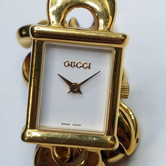Gucci Swiss Model 1800L 16mm Quartz Watch 43g image number 1