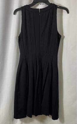 NWT White House Black Market Womens Black Halter Seamed Fit & Flare Dress Size 2 alternative image