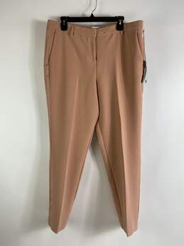 Eva Mendes Women Peach Dress Pants 12 NWT