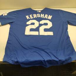 Majestic L.A. Dodgers Kershaw #22 Blue Jersey Sz. 2XL alternative image