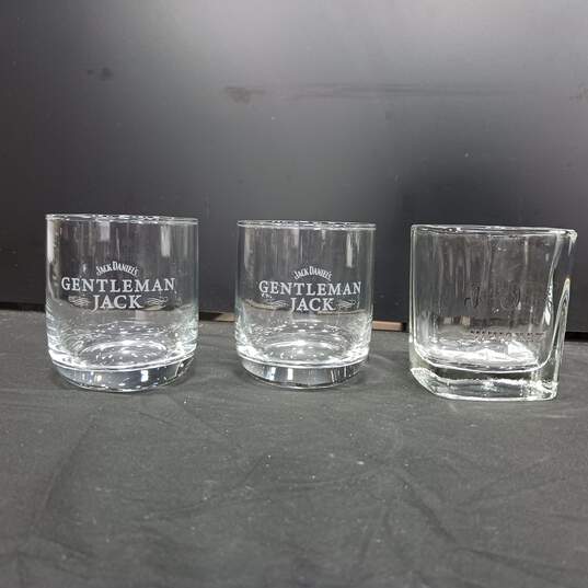 Set of 8 Assorted Jack Daniels Glasses & Cocktail Shaker image number 3