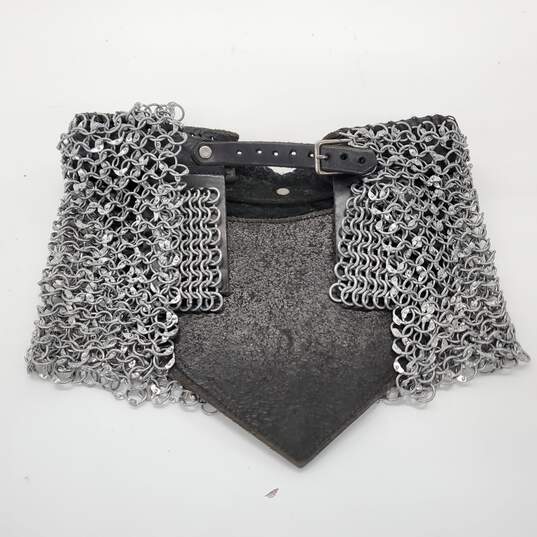 Riveted Chainmail Aventail for Cosplay/Costume image number 2