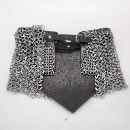 Riveted Chainmail Aventail for Cosplay/Costume alternative image