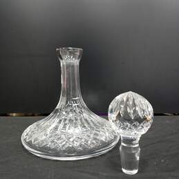 Clear Crystal Glass Decanter alternative image