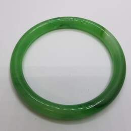 Green Gemstone Bangle Bracelet 35.9g